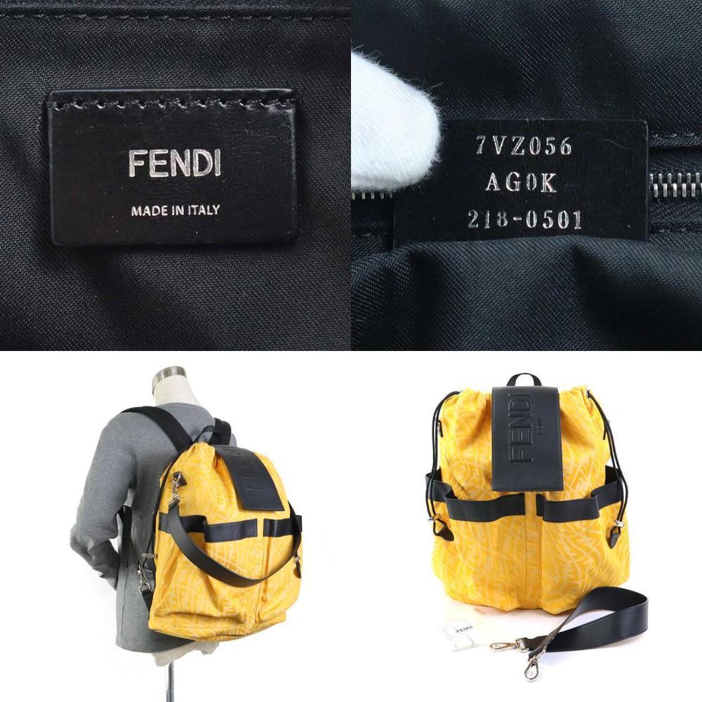 Fendi Backpack Yellow - Gem
